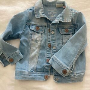 Zara baby girls denim jacket